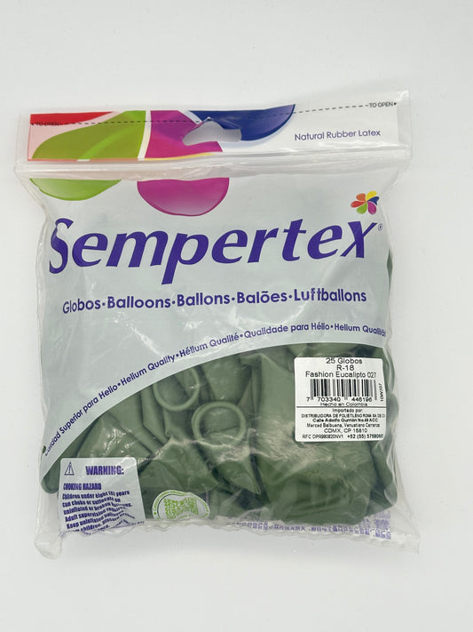Fashion Eucalipto 18" (Bolsa 25pzs) Sempertex