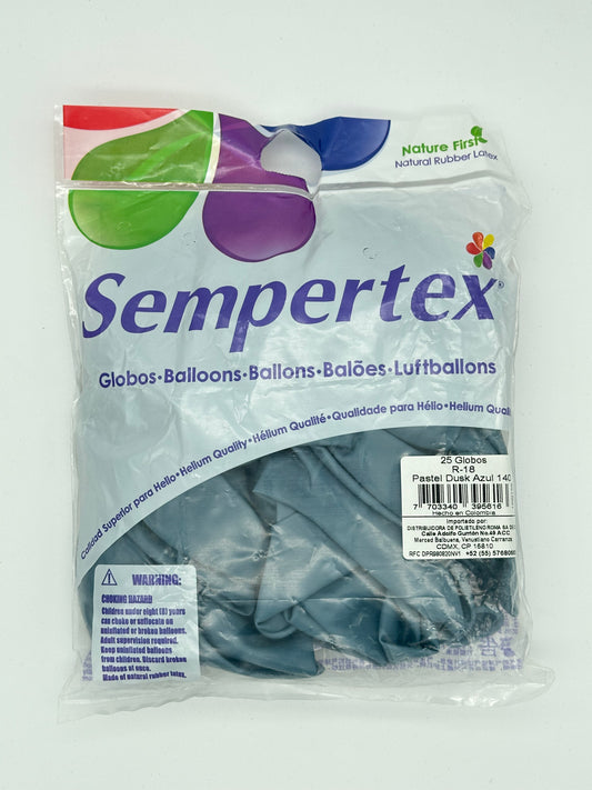 Pastel Dusk Azul 18" (Bolsa 25pzs) Sempertex