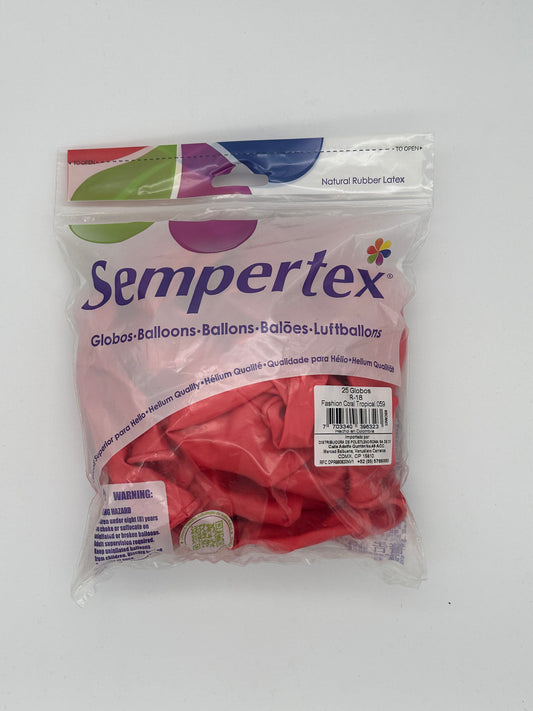 Fashion Coral Tropical 18" (Bolsa 25pzs) Sempertex