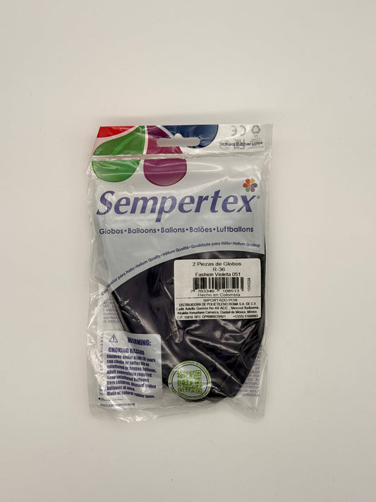 Fashion Violeta 36" (Bolsa 2pzs) Sempertex