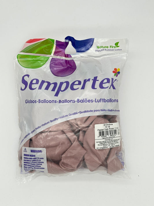 Pastel Dusk Rosa 18" (Bolsa 25pzs) Sempertex