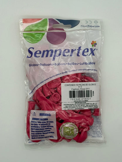 Fashion 5" Sempertex (Bolsa 50pzs)