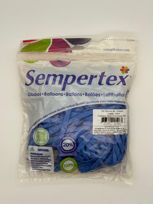 Fashion Azul Hortensia T260 (Bolsa 50pzs) Sempertex