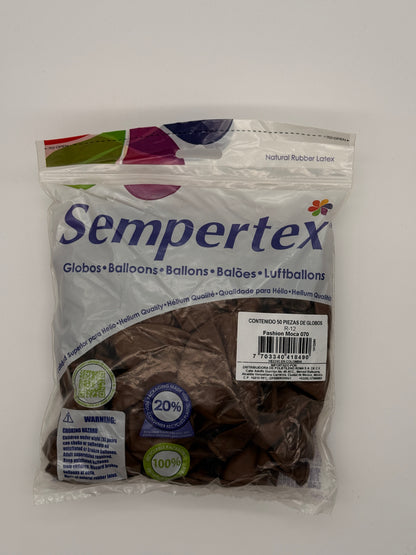 Fashion Moca 12" (Bolsa 50pzs) Sempertex