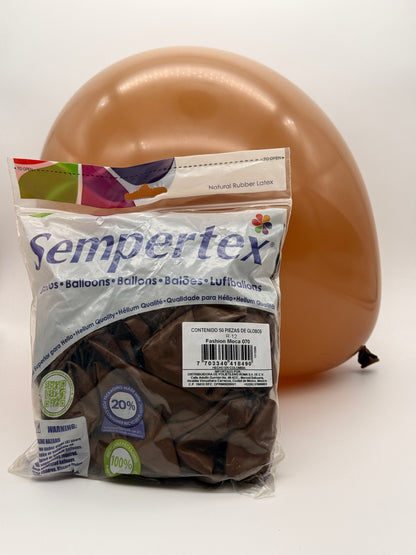 Fashion Moca 12" (Bolsa 50pzs) Sempertex