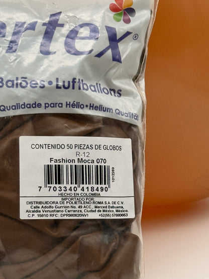 Fashion Moca 12" (Bolsa 50pzs) Sempertex