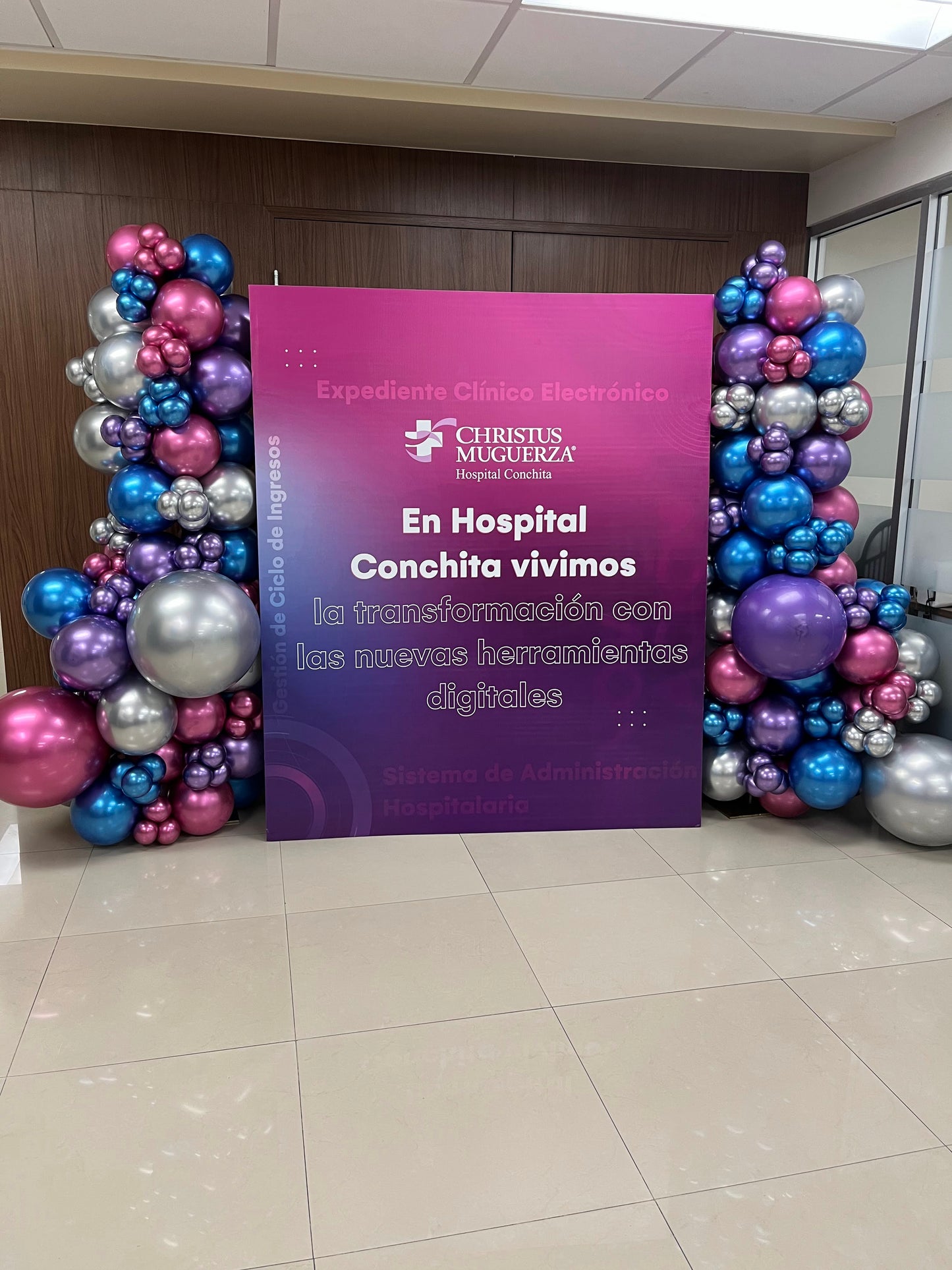 2 Columnas con Globos