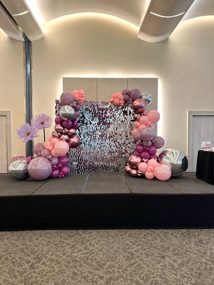 Shimmer Grande + Flores de Organza