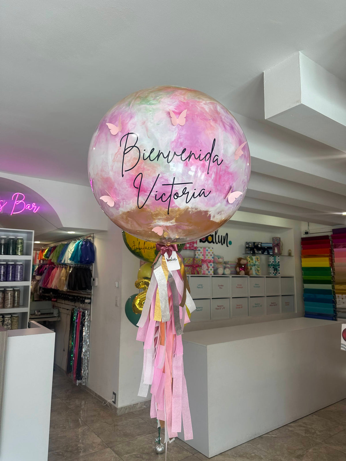 Globo Burbuja + Maripositas