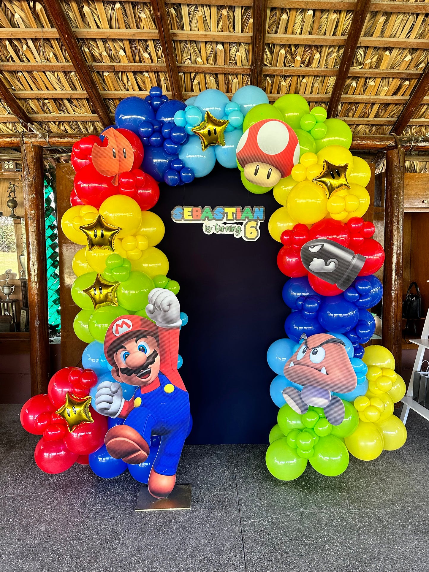 Mampara Temática Mario Bros