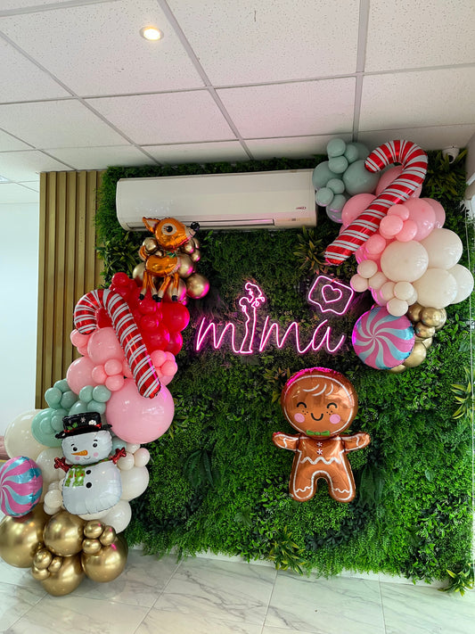 Guirnaldas de Globos Navideñas