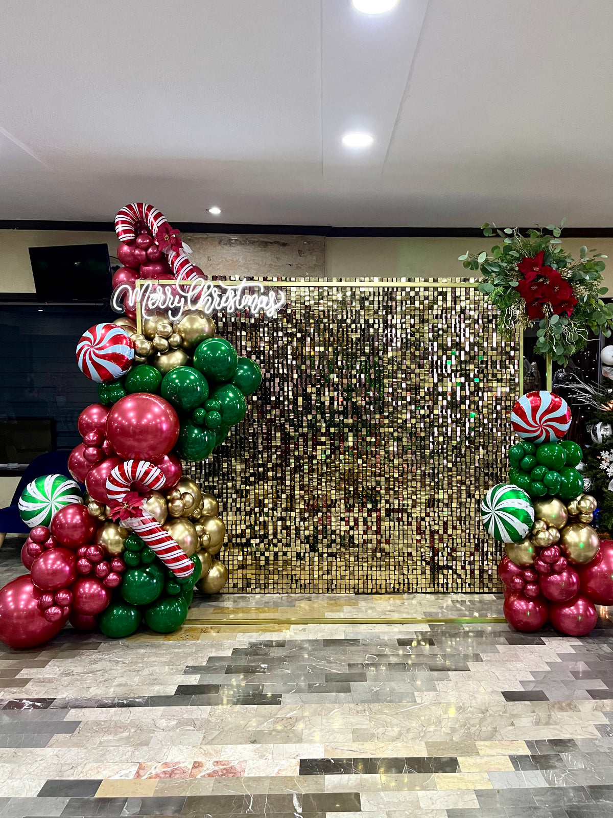 Set Grande Navideño con Shimmer – Balun Globos y Eventos