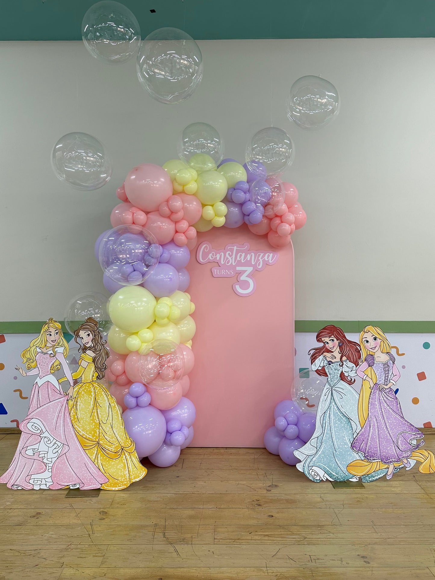Mampara con Personajes Princesas