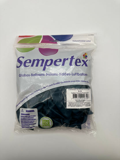 Fashion Turquesa Profundo 12" (Bolsa 50pzs) Sempertex