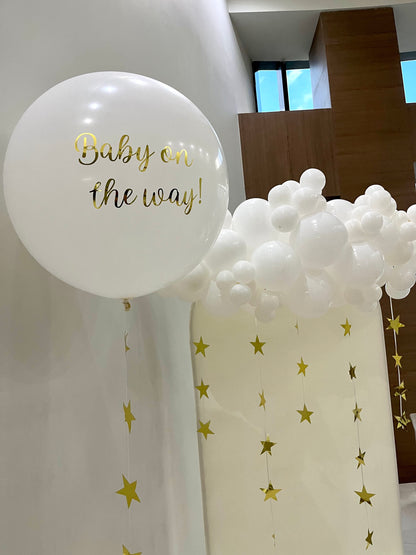 Mampara con Nube + Estrellas (Baby on the Way)