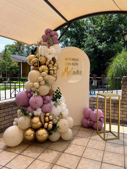 Mampara + Columna de Globos Comunión