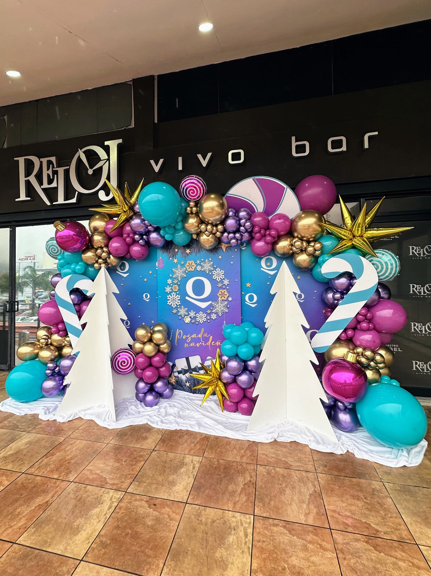 Decoración Navideña 3 Mamparas con Impresión