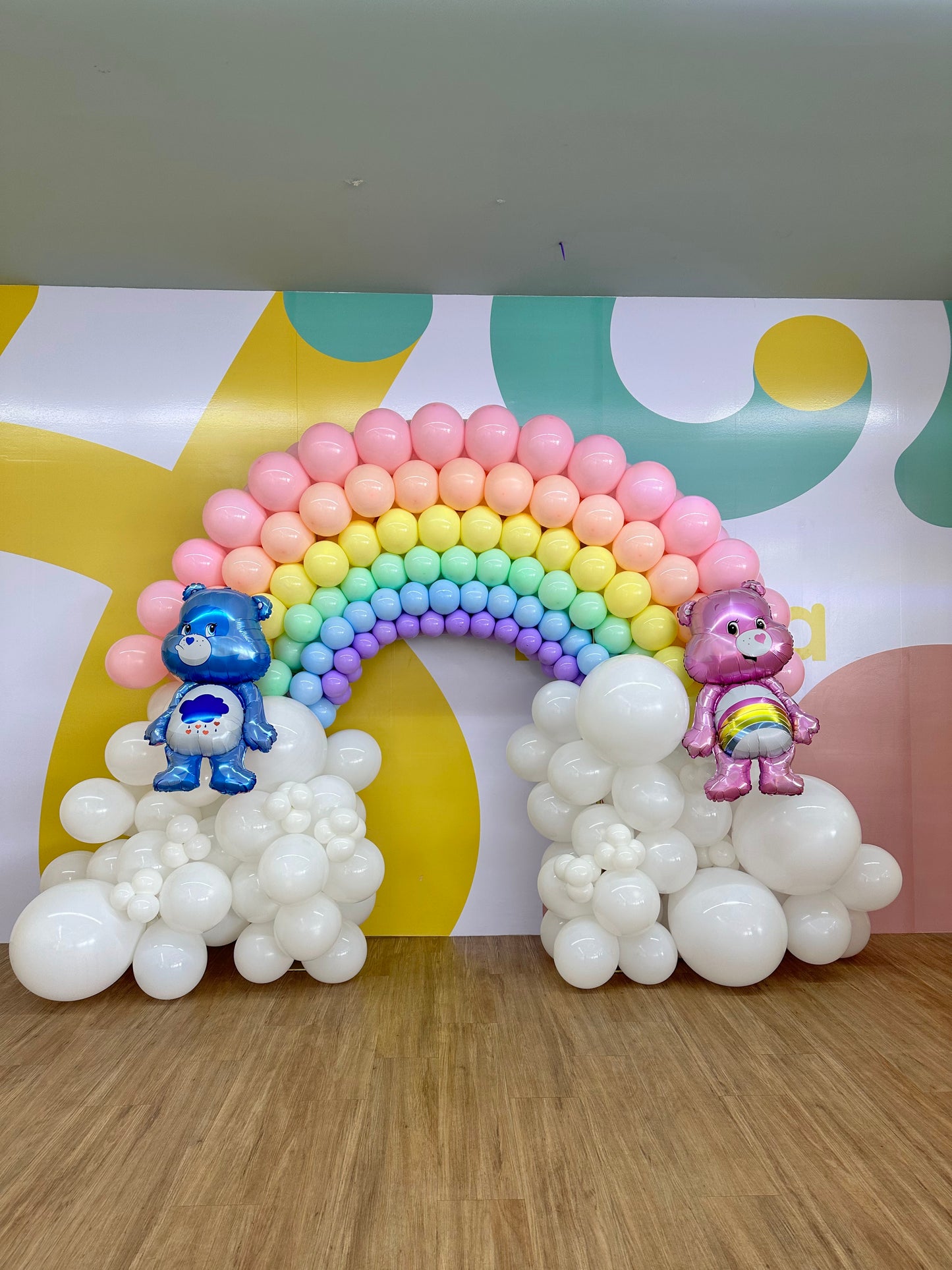 Rainbow Color Pastel Tema Ositos Cariñositos