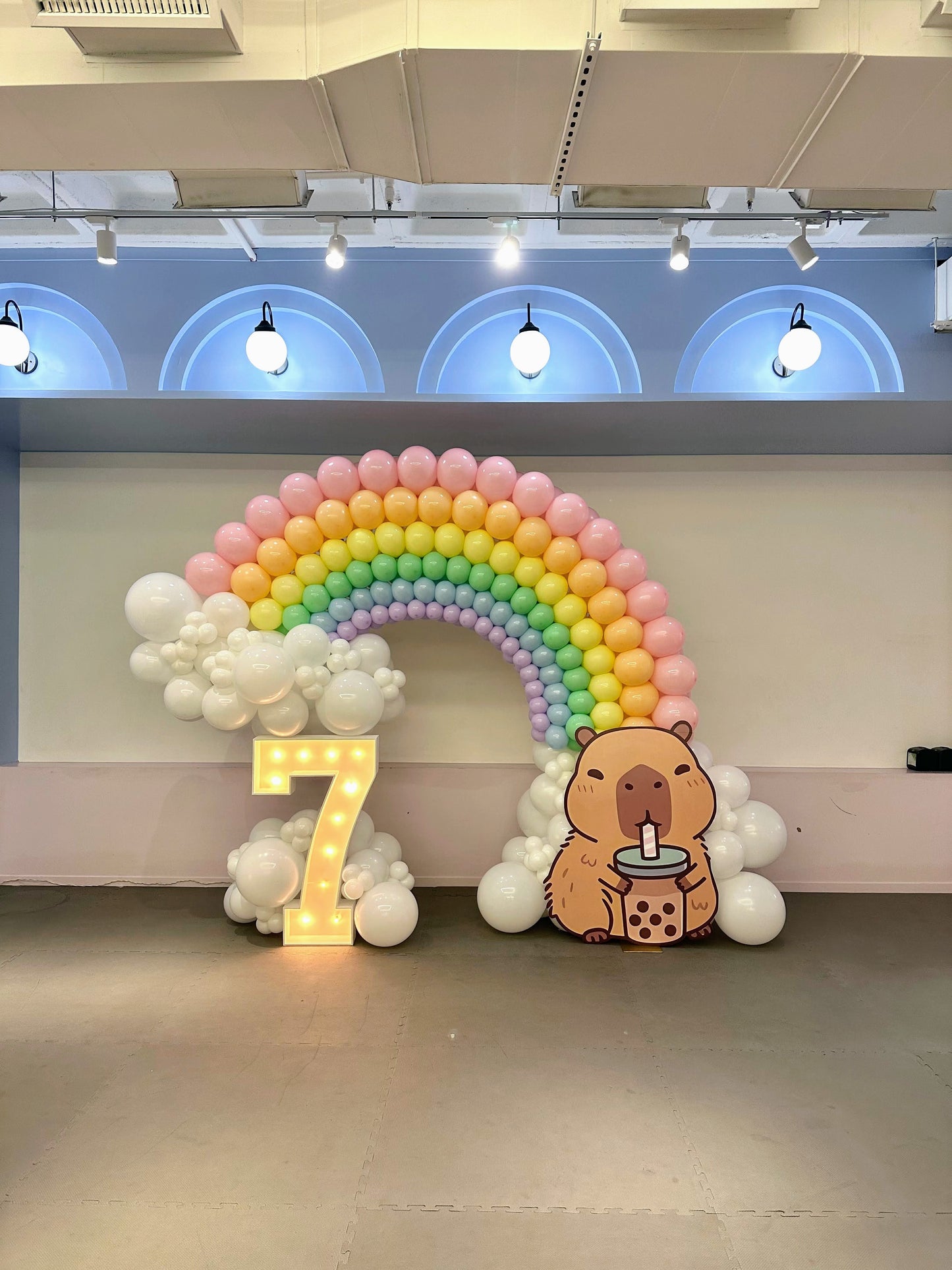 Rainbow Jumbo + Capibara y Número