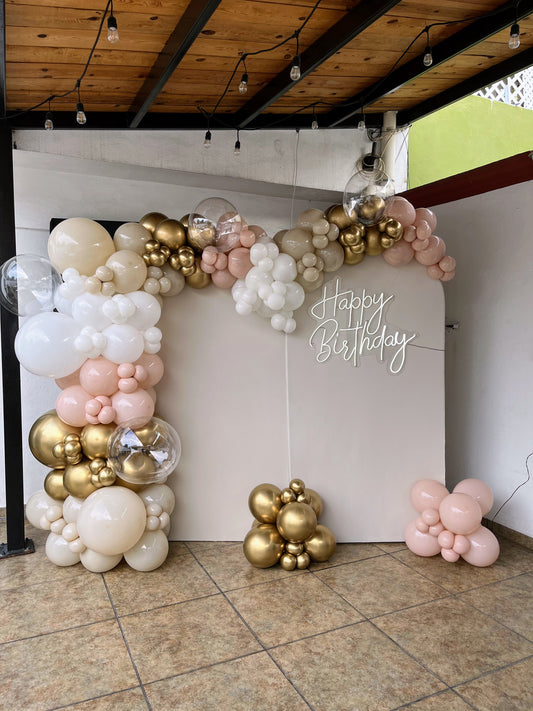 Set de 2 Mamparas Happy Birthday