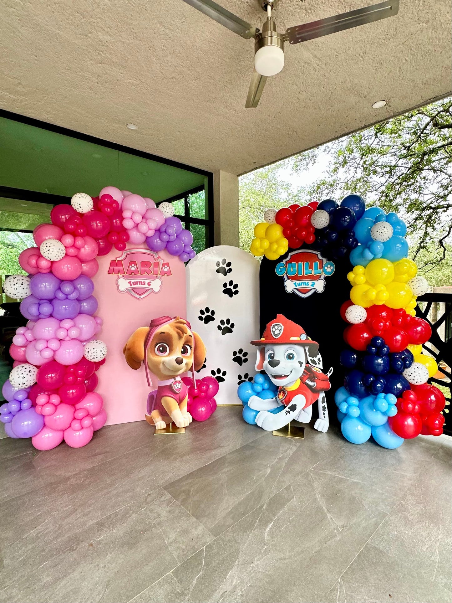 Set de 3 Mamparas Temática  PAW Patrol