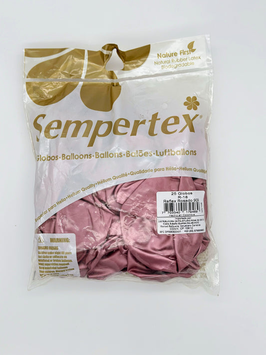 Reflex Rosado 18" (Bolsa 25pzs) Sempertex