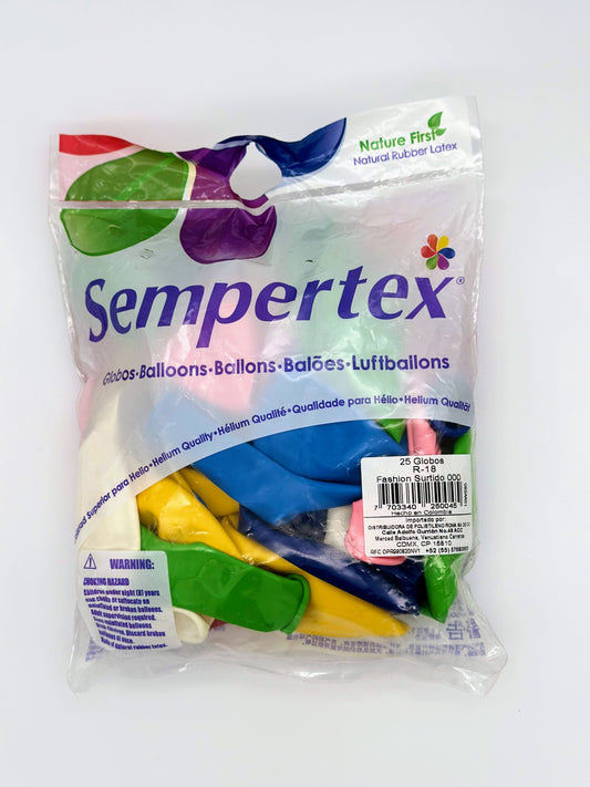 Fashion Surtido 18" (Bolsa 25pzs) Sempertex
