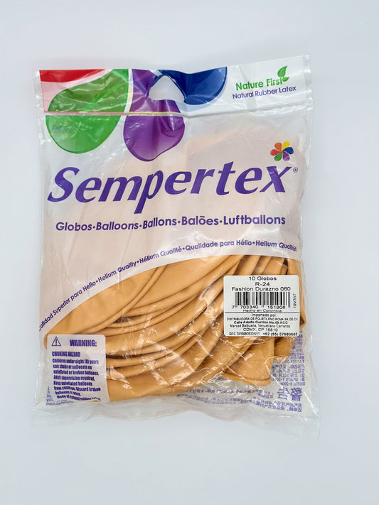 Fashion Durazno 24" (Bolsa 10pzs) Sempertex