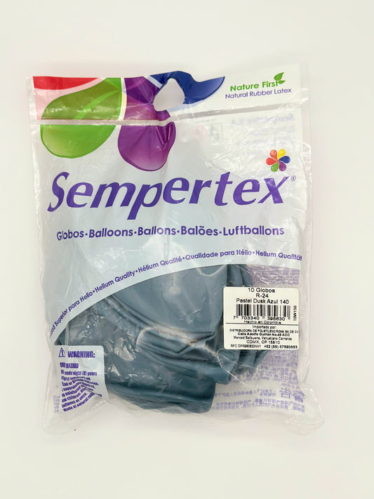 Pastel Dusk Azul 24" (Bolsa 10pzs) Sempertex