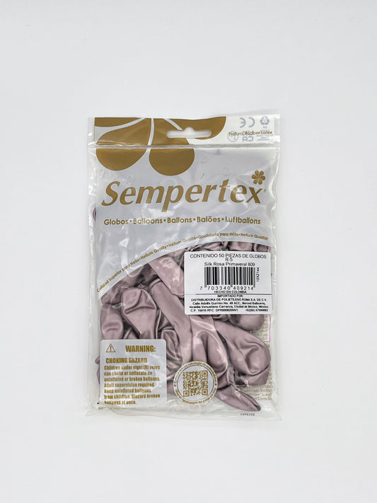 Silk Rosa Primaveral 5" (Bolsa 50pzs) Sempertex