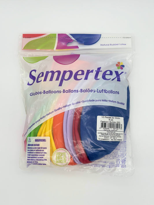 Fashion Surtido 24" (Bolsa 10pzs) Sempertex