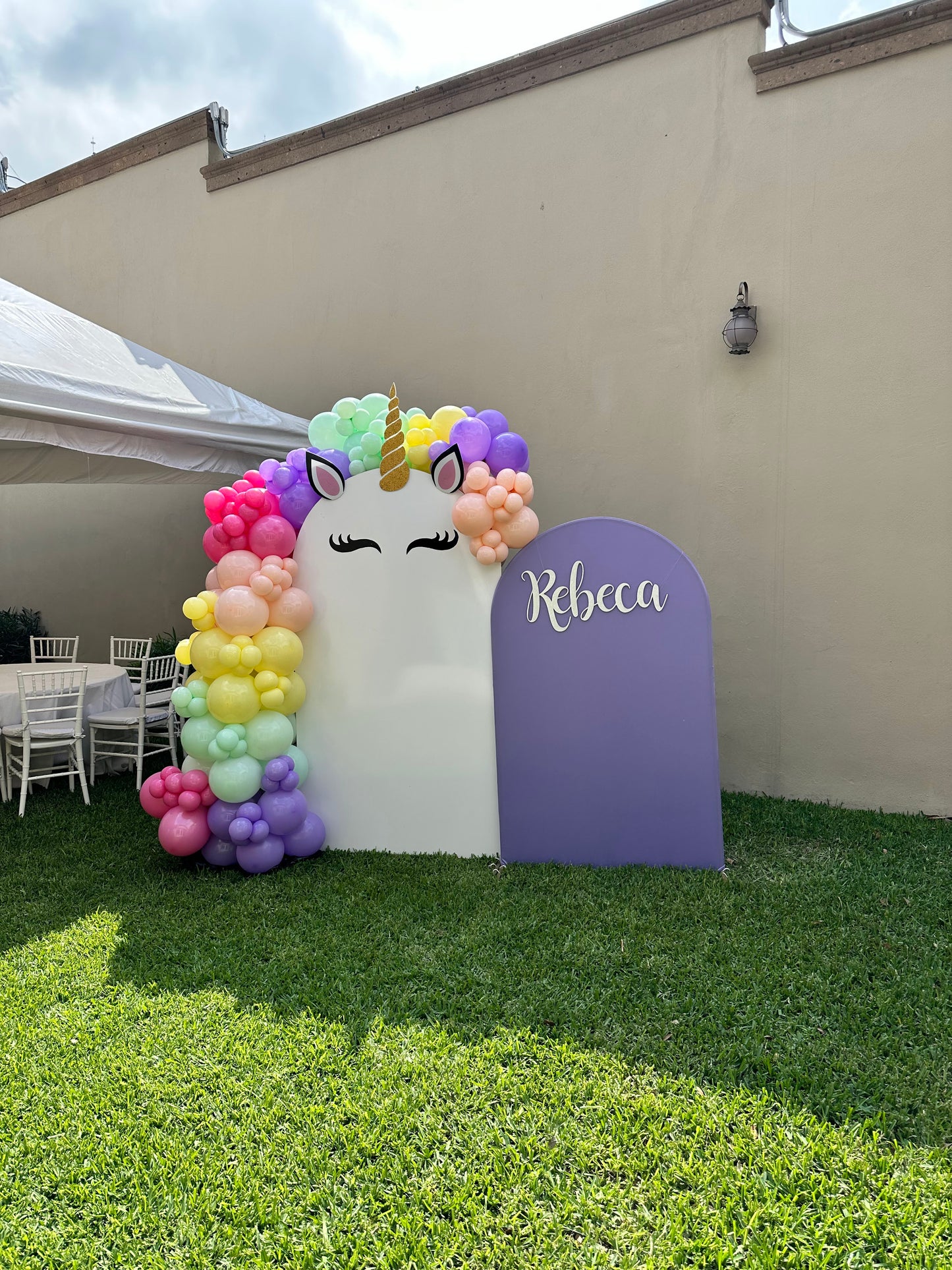 Decoración Unicornio Rainbow