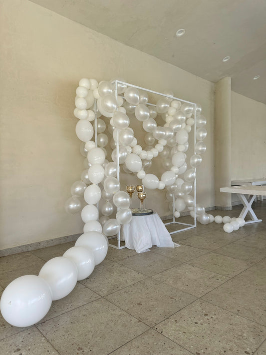 Decoración Aniversario Boda de Perlas