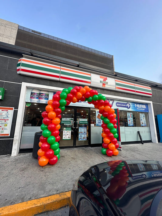 Arco de Globos en Espiral Inauguración