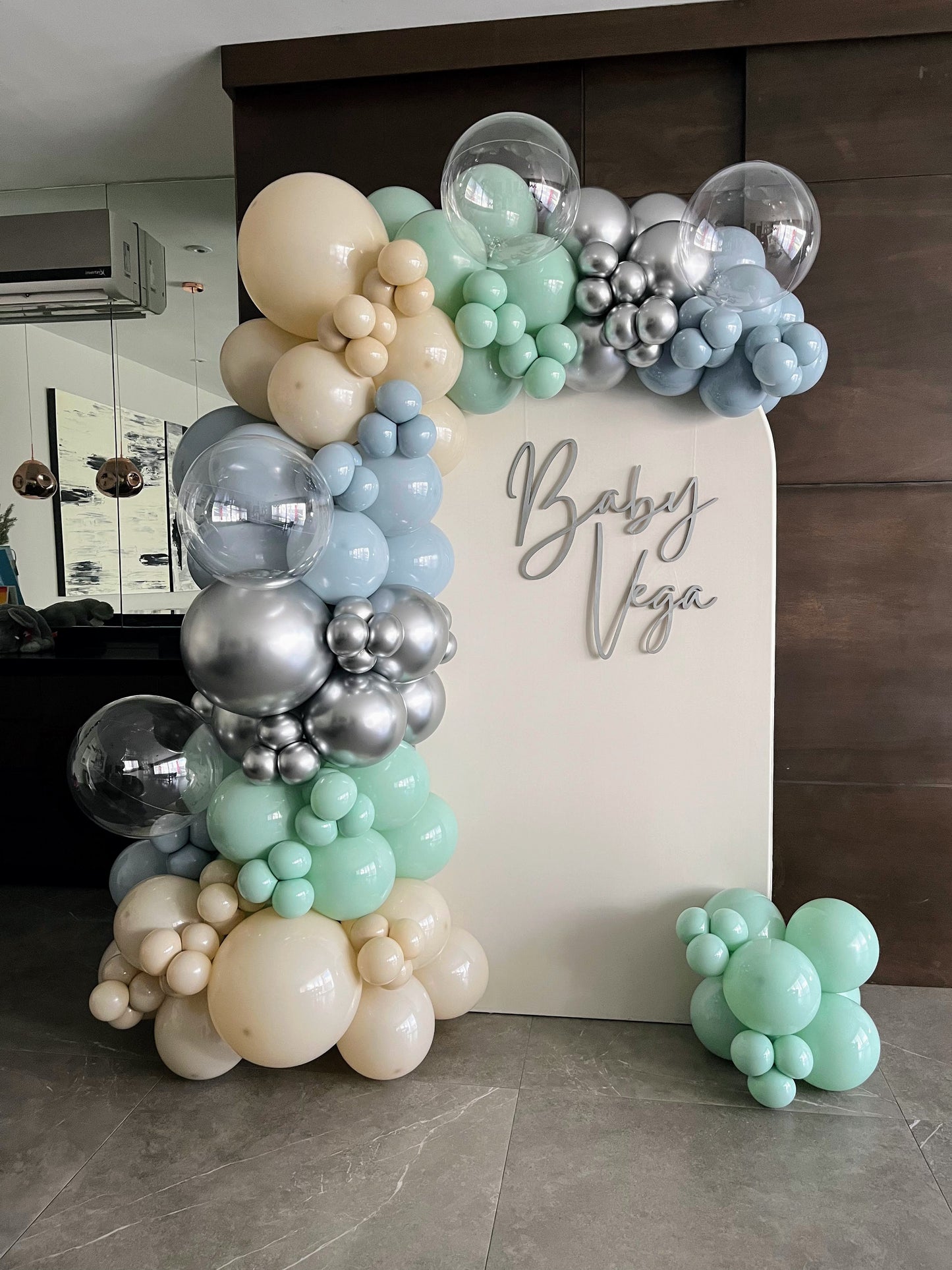Mampara Baby Nombre Personalizado