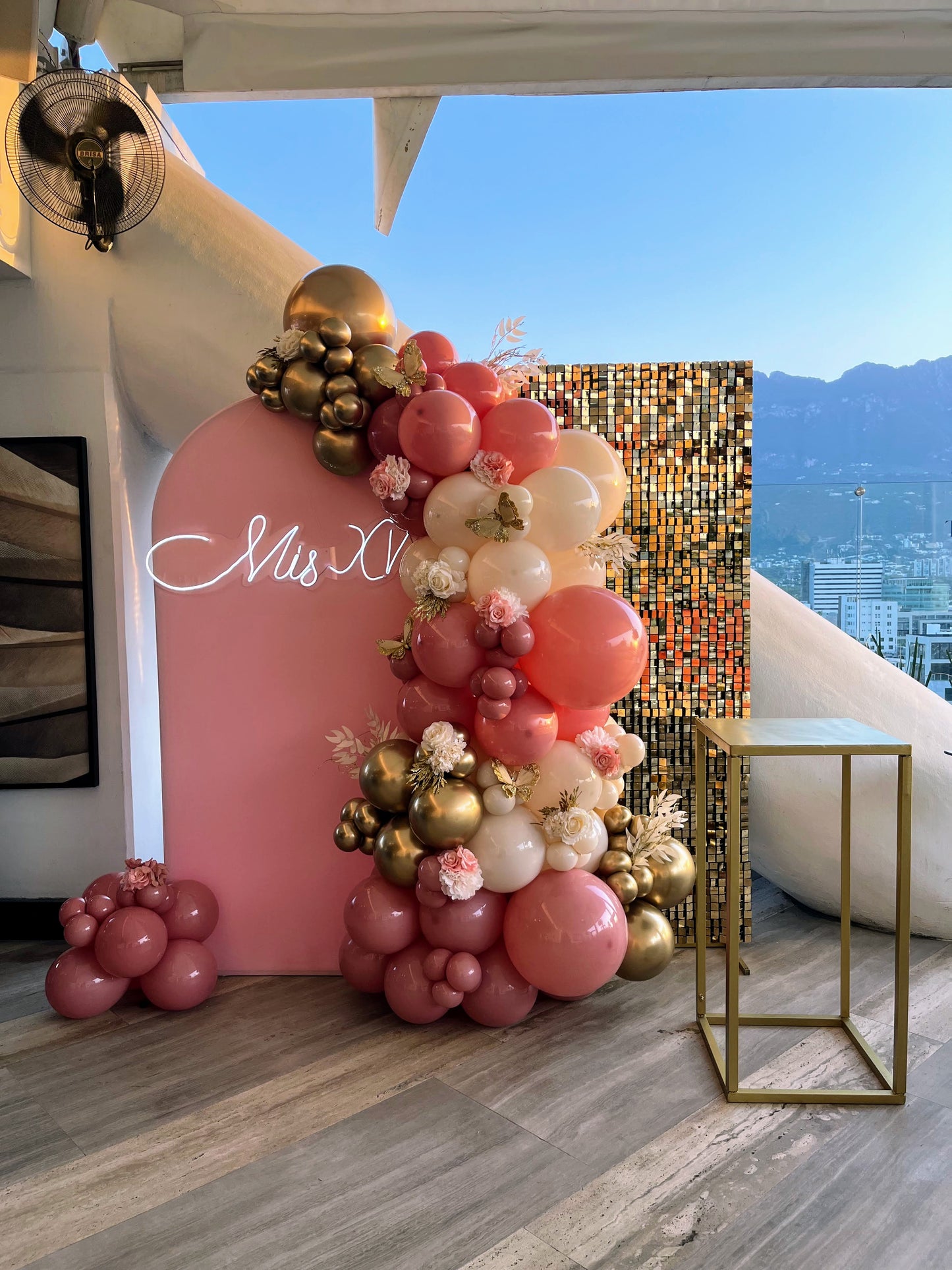 Mampara con Flores + Shimmer