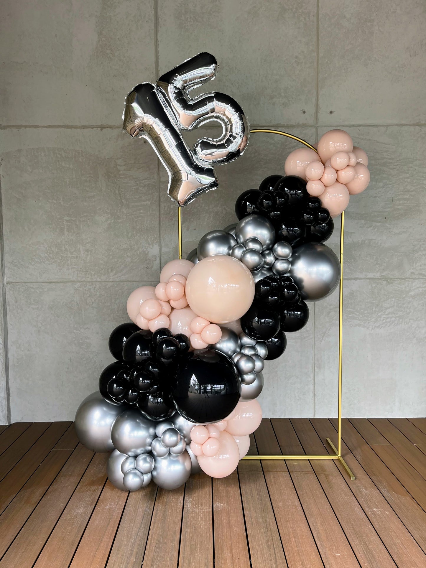 Mampara con Guirnalda de Globos 15