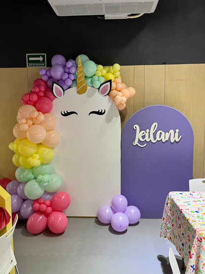Decoración Unicornio Rainbow