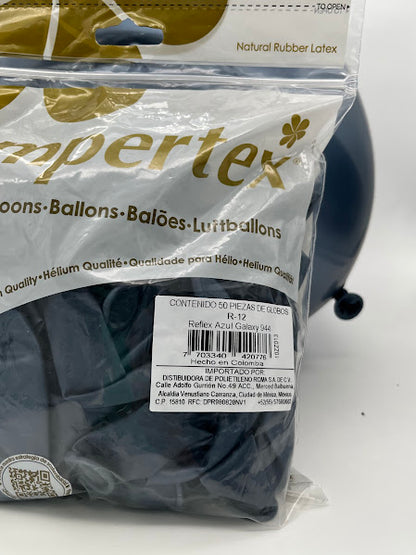 Reflex Azul Galaxy 12" (Bolsa 50pzs) Sempertex