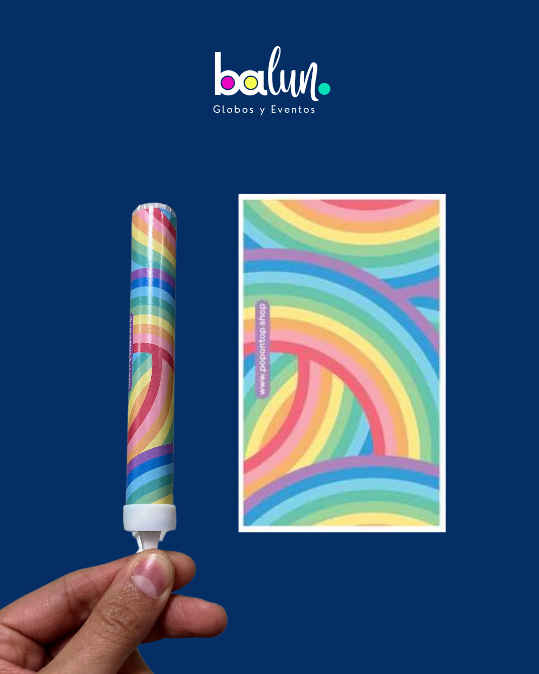 Vela de Chispas Rainbow