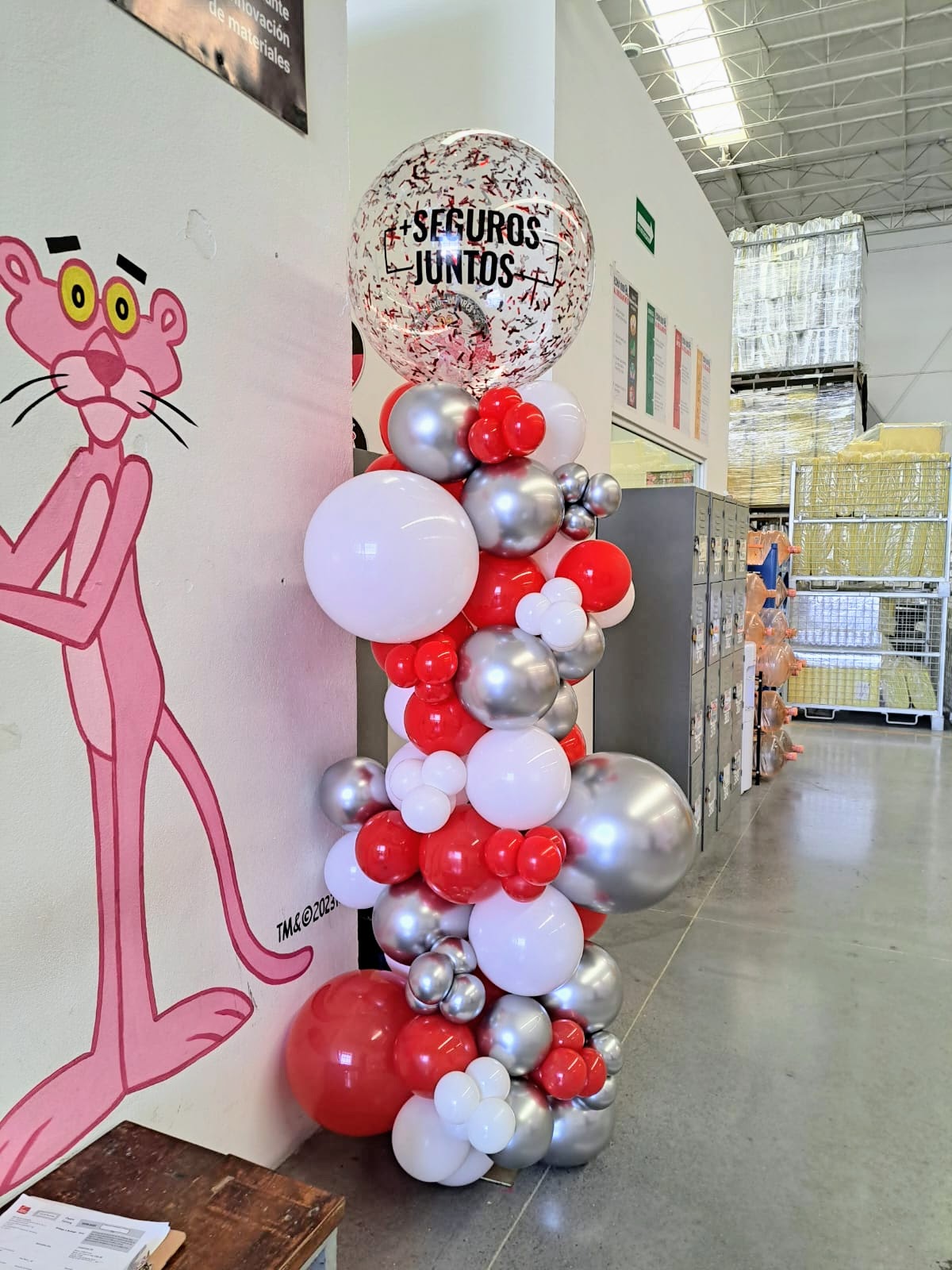 1 Columna de Globos con Logo
