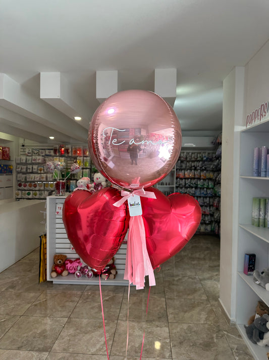 Orbz Chico + 2 Corazones Metálicos