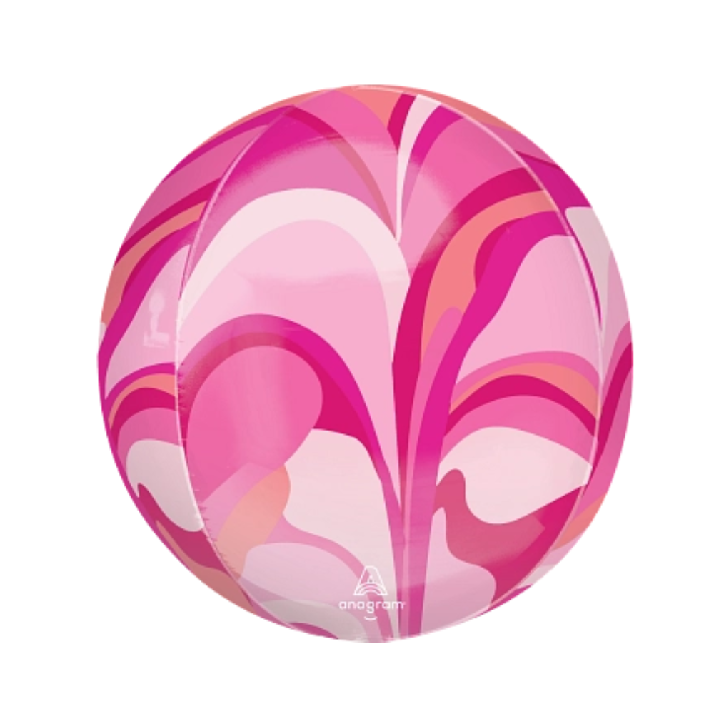Orbz 15" Pink Macro Marble