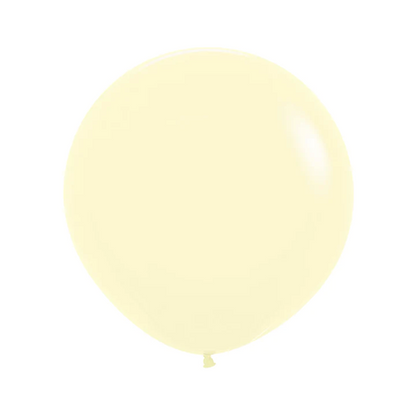 Pastel Mate Amarillo 18" (Bolsa 25pzs) Sempertex